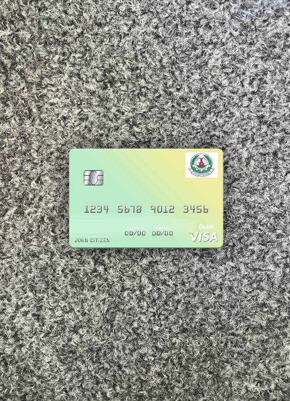 Download South Sudan Ivory Bank visa debit card photolook front Photoshop template